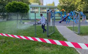 Foto: Opština Novo Sarajevo / Na Vilsonovom šetalištu zelene površine ograđene trakom: Evo šta je razlog